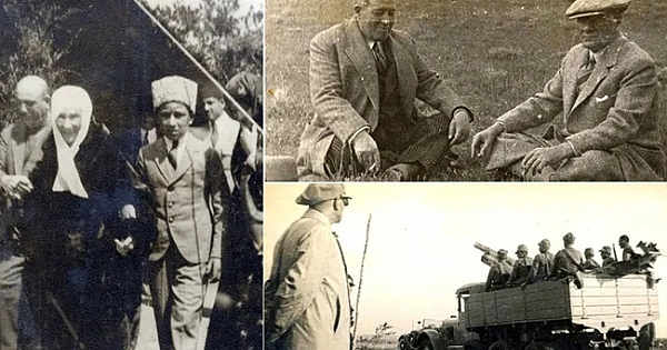 Atatürk'ün arşivlerden çıkan son fotoğrafları 23 Nisan'a özel yayınlandı!