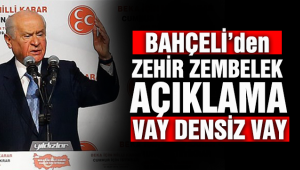 Bahçeli'den sert tepki: Vay densiz vay!