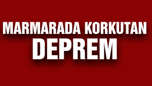 Marmara'da 4.1 büyüklüğünde deprem!