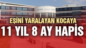 Aldattığından şüphelendiği eşini yaralayan kocaya 11 yıl 8 ay hapis