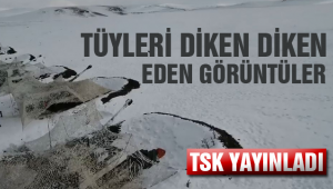 TSK yayınladı! Tüyleri diken diken eden görüntüler