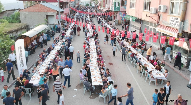 Aladağ’da 3 bin  kişilik iftar programı