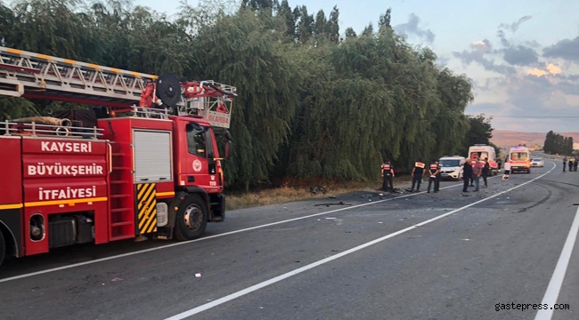 Bünyan'da trafik kazası: 3 yaralı!