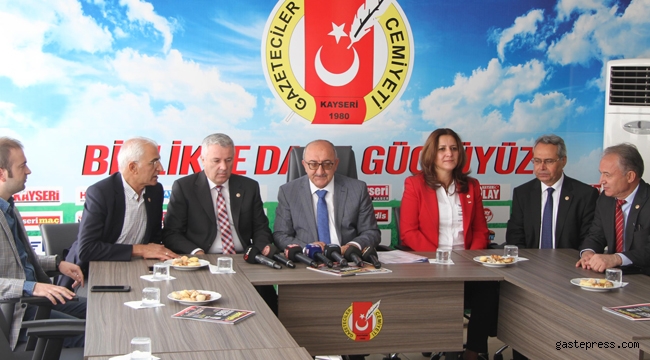 CHP'li 3 milletvekili Kayseri'ye geldi!