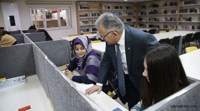 Başkan Memduh Büyükkılıç, belediye içindeki bazı birimleri ziyaret etti!