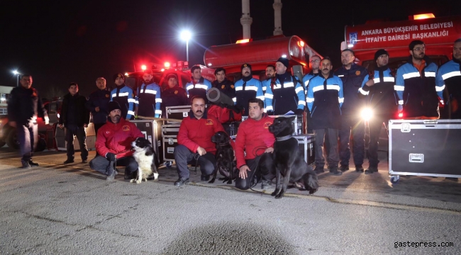 Ankara Büyükşehir'den Elazığ'a Yardım Konvoyu