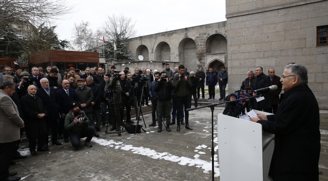 Başkan Büyükkılıç, restorasyon yapılarak yenilenen Etnografya Müzesi’nin açılışına katıldı