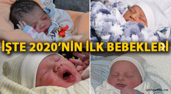 İşte 2020'nin ilk bebekleri