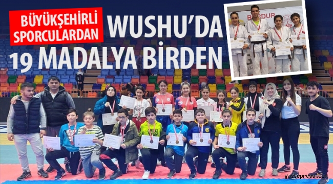 Konya Belediyespor'dan Wushu'da 19 Madalya Birden