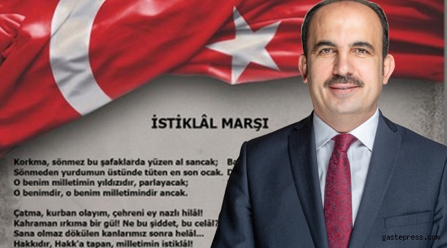 Konya'da Başkan Altay; "İstiklal Marşı Hak Mücadelenin İfadesidir!" dedi.