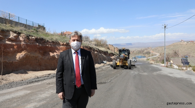 Kayseri Melikgazi Kayabağ Mahallesi'nde Alt Yapı Tamamlandı  Asfalt Çalışmaları Devam Ediyor