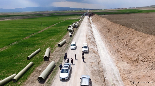 Kayseri Bünyan-Sarıoğlan ve Elbaşı Sulama Projeleri Devam Ediyor