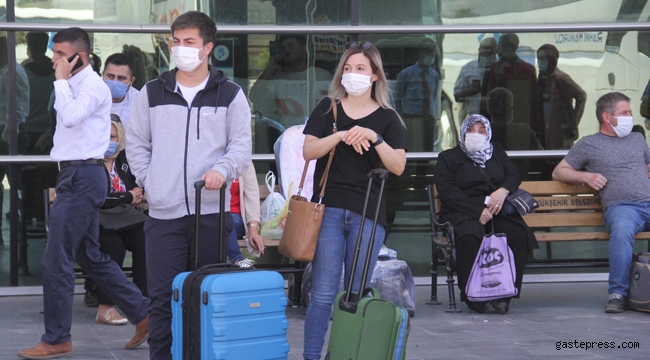 Kayseri otogarında bugün normalleşme yoğunluğu yaşandı!