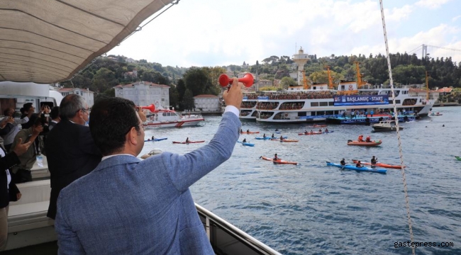 Ekrem İmamoğlu, Dünyada İki Kıtayı Birleştiren Başka Bir Yarış Yok!