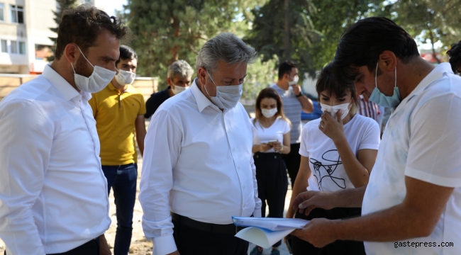 Kayseri Melikgazi'de Alparslan Parkı Yenileniyor!