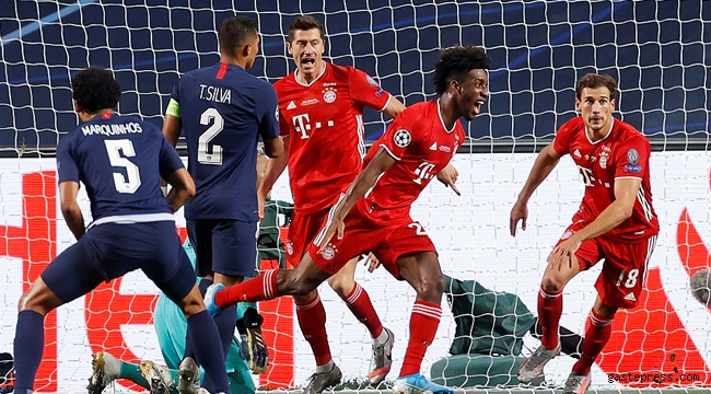 Şampiyonlar Ligi şampiyonu Fransız PSG'yi yenen Alman Bayern Münih oldu!