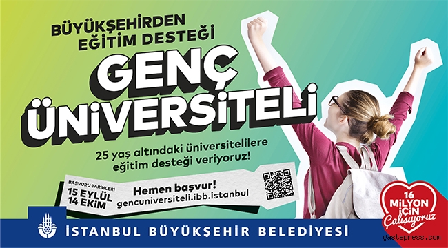 İBB'nin Üniversitelilere Desteği Bu Yıl da Sürüyor