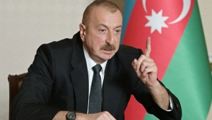 Aliyev, Karabağ'ın İran sınırı 27 yıl sonra kurtarıldığını duyurdu!