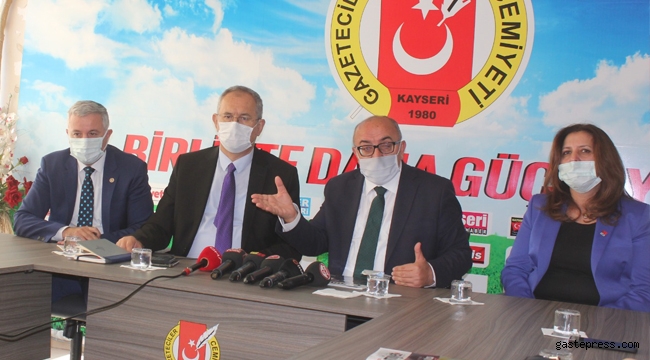 CHP'den Kayseri Gazeteciler Cemiyetine Ziyaret!