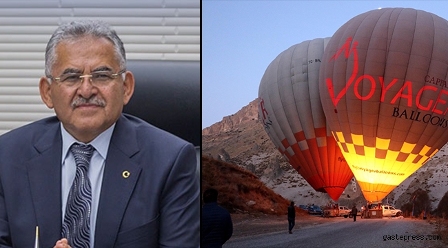 Kayseri’de sıcak hava balonu uçuşlarına pandemi etkisi!