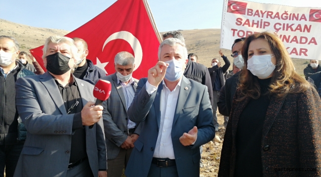 CHP Kayseri Milletvekili Çetin Arık Taş Ocağına tepki gösteren vatandaşlarla buluştu!