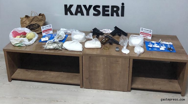 Kayseri'de uyuşturucu operasyonu: 7 gözaltı!