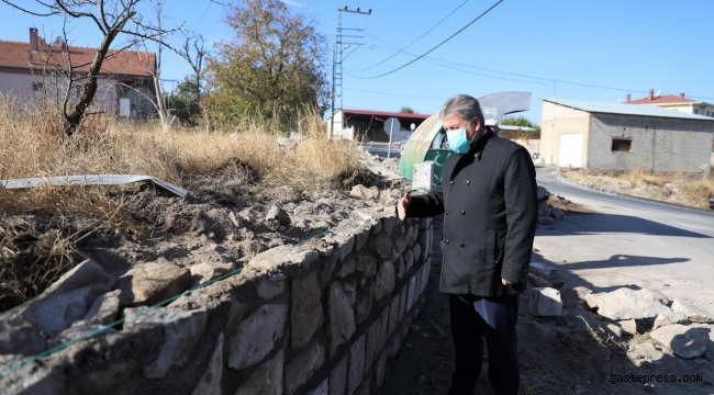 Kayseri Melikgazi Belediye Başkanı Dr. Mustafa Palancıoğlu, Gesi Kayabağ'da incelemelerde bulundu!