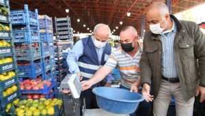 Kayseri Melikgazi Zabıtasından Ölçü ve Tratı Aletleri ile Kaldırım İşgali Denetimi Yaptı!