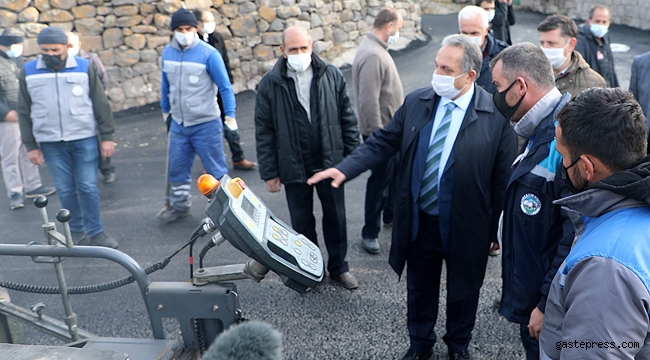 Kayseri Talas Endürlük'e Soğuk Günde Sıcak Asfalt!