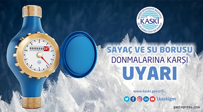 KASKİ'den Su Sayacı Uyarısı!