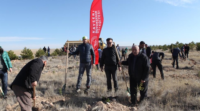 Kayseri Büyükşehir Ulaşım AŞ'den Hatay'a 700 Bin Fidan!