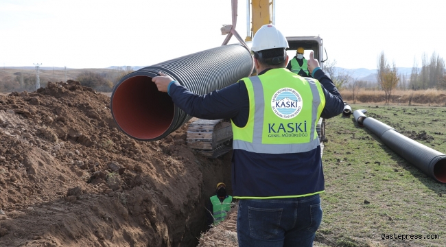 Kayseri KASKİ'den Akkışla'ya 4500 Metre Altyapı Çalışması!