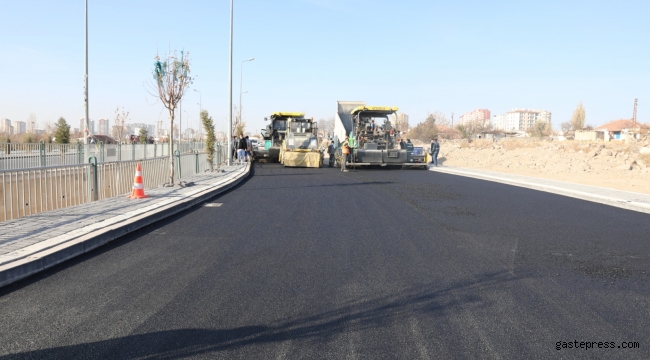 Kayseri Melikgazi Yıldırım Beyazıt Bağlantı Yolu Yenilenerek hizmete açıldı'