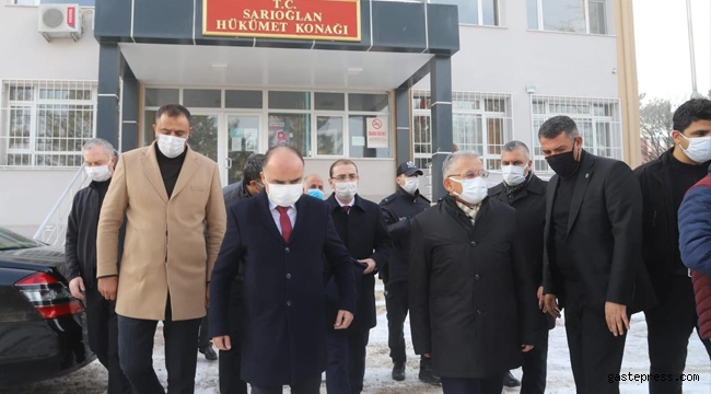 Kayseri Valisi Günaydın ve Memduh Başkan Deprem Bölgesine Gitti!