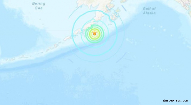 Alaska’da 8,2 büyüklüğünde deprem!