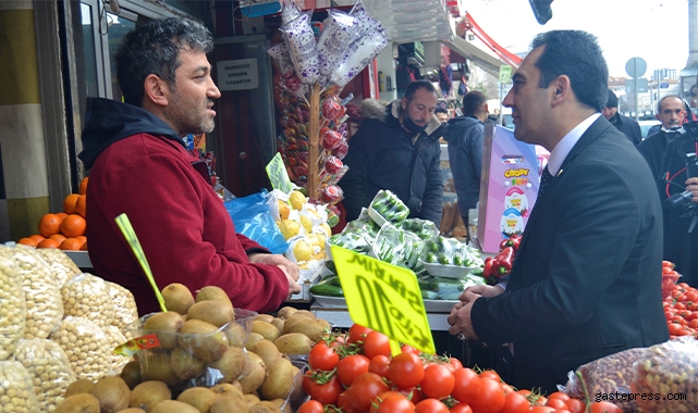 İYİ Parti Kayseri İl Başkanı Sebati Ataman esnafın derdini dinledi!