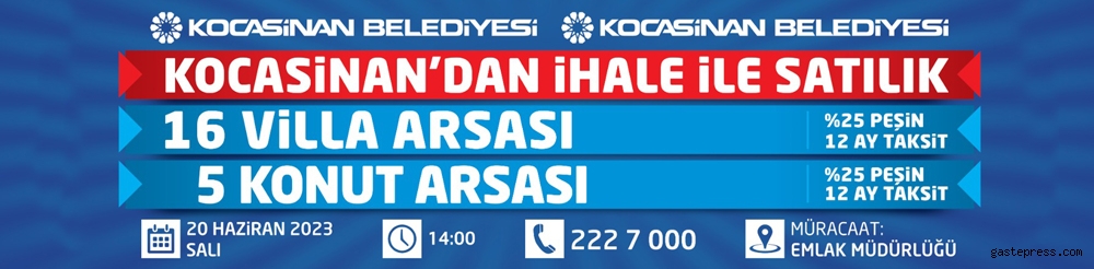 KOCASİNAN BELEDİYE BAŞKANLIĞI RESMİ REKLAMI