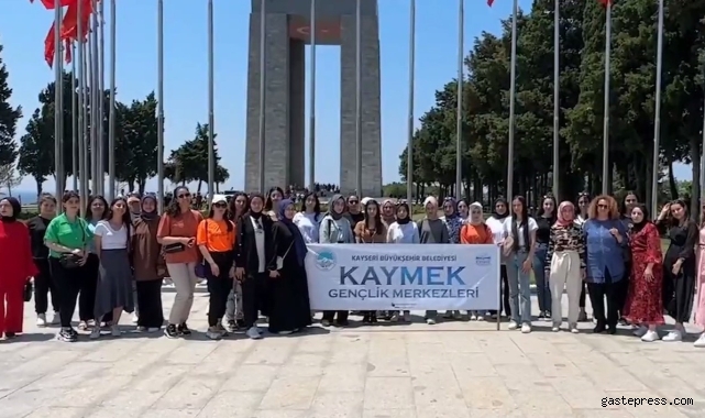 Çanakkale gezisinden dönen öğrencilerden Başkan Büyükkılıç’a teşekkür!