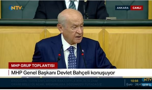 MHP lideri Devlet Bahçeli'den sert açıklamalar, "Kuran-ı Kerim'in yakılması Namertlik ve soysuzluktur"