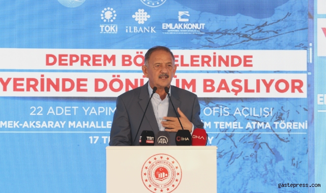 Yerinde dönüşüm başladı!