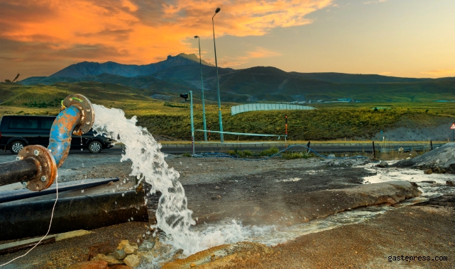 Erciyes'te sıcak su sondaj çalışması devam ediyor!