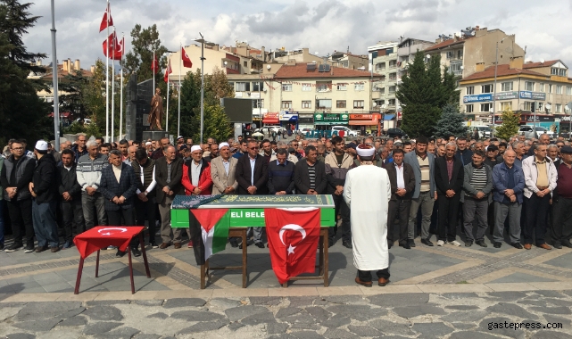 Filistin'de hayatını kaybedenler için Develi'de gıyabi cenaze namazı kılındı!