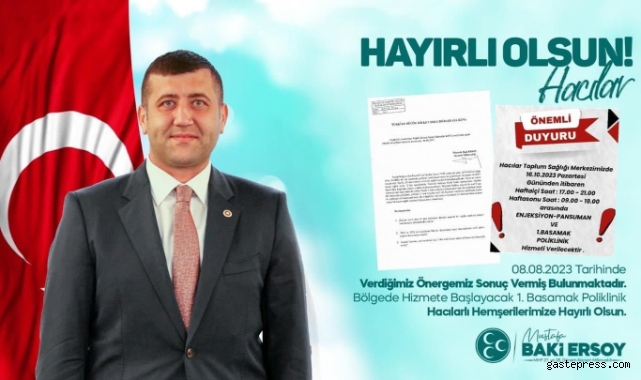 Hacılar Toplum Sağlığı Merkezi Hizmete Açıldı!