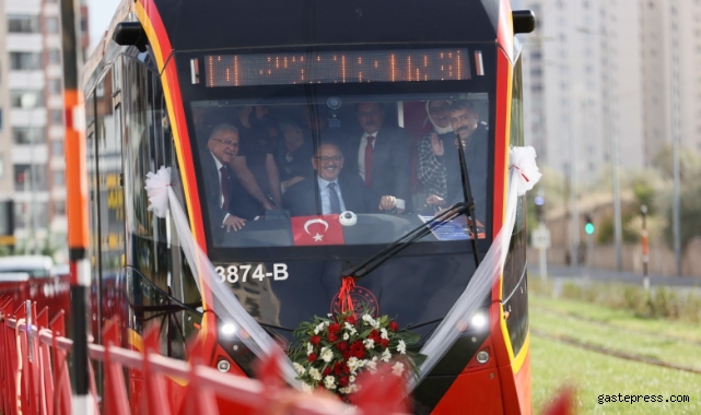 Yeni tramvay hattı ile raylı sistem uzunluğu 46 kilometreye ulaştı!