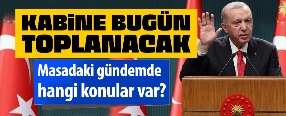 Cumhurbaşkanlığı Kabinesi toplanıyor! İşte masadaki konular!