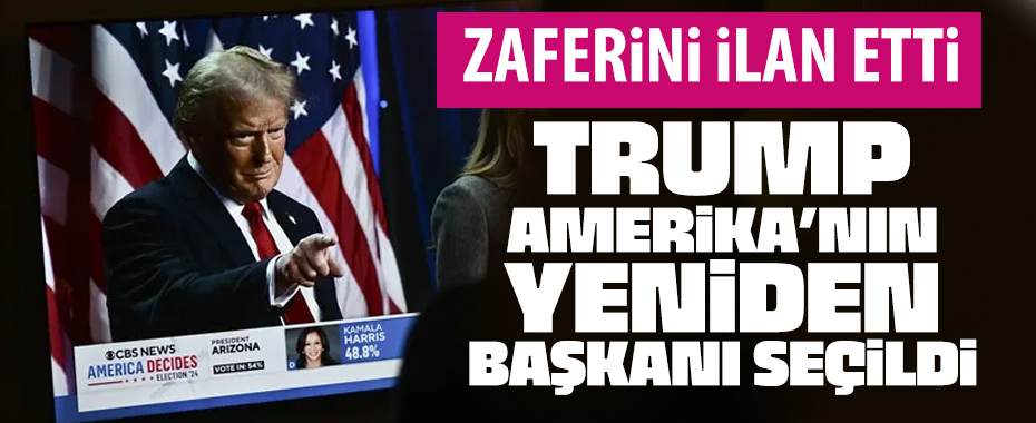 ABD başkanlık seçimlerini Donald Trump kazandı zafer konuşması yaptı!