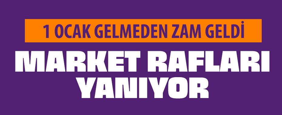 1 Ocak gelmeden market raflarına zam geldi! Litresi net 17 lira 15 kuruşu geçecek!