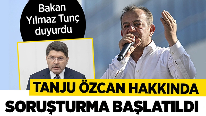 Bolu Belediye Başkanı Tanju Özcan hakkında soruşturma başlatıldı!