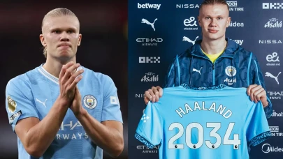 Erling Haaland, Manchester City ile 10 yıllık yeni sözleşme imzaladı!