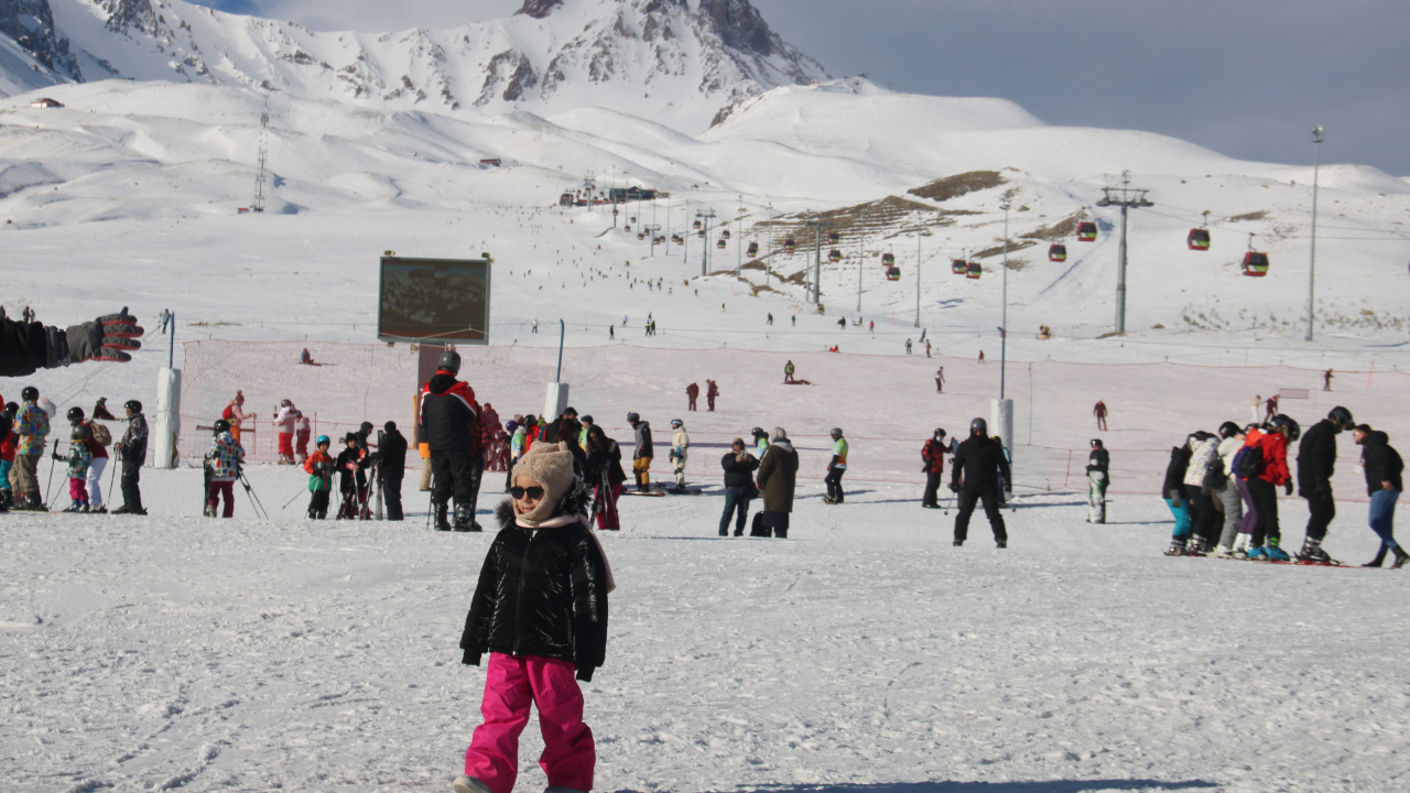 Erciyes'te sömestir yoğunluğu!